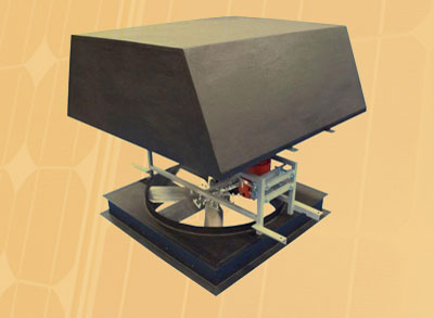 ventilador axial industrial  para montaje en techo modelo AXT